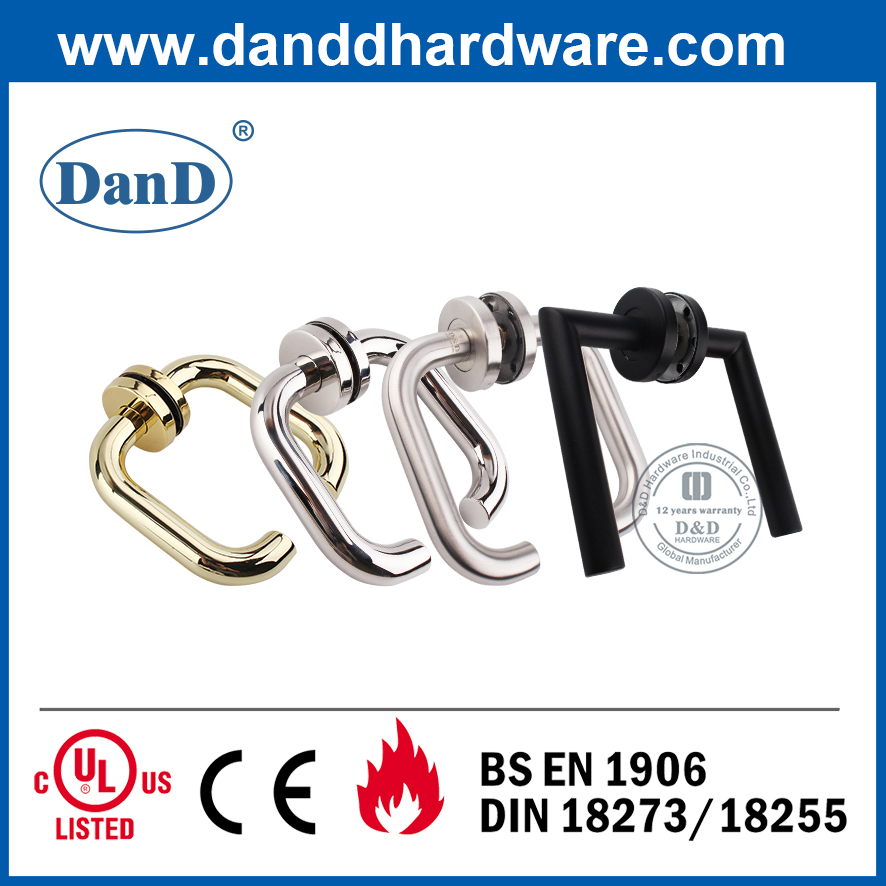 최고의 SS304 Ironmongery 보안 개인 정보 보호 침실 문 손잡이-DDTH025