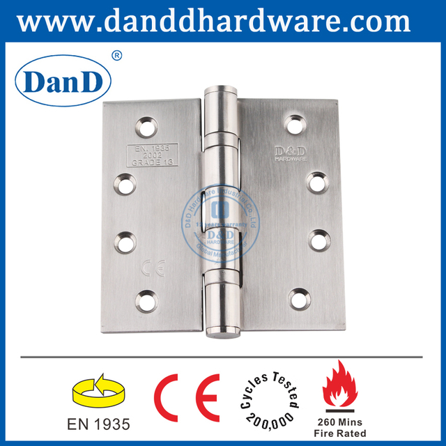 CE 4 인치 스테인레스 스틸 304 화재 탈출 문 장붓 구멍 경첩 -DDSS001-CE -4X4X3