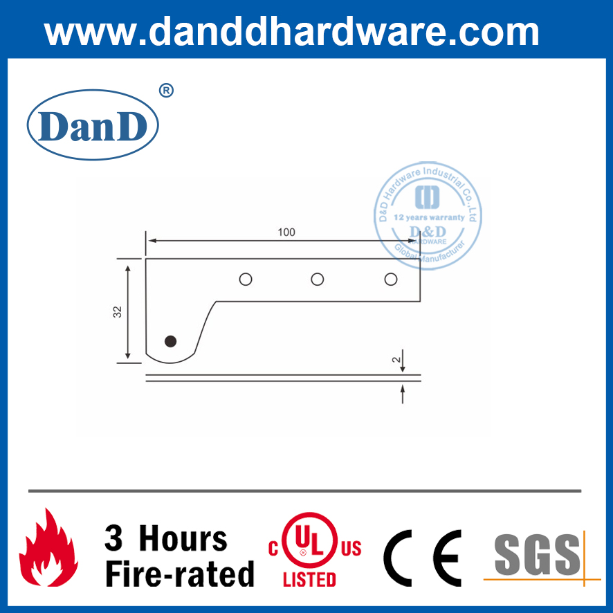 고품질 SUS316 특수 스윙 도어 피벗 Hinge-DDSS051