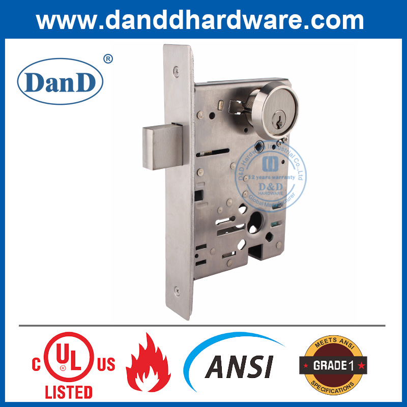 UL 등록 ANSI 스테인레스 스틸 304 Deadbolt Lock-DDAL16