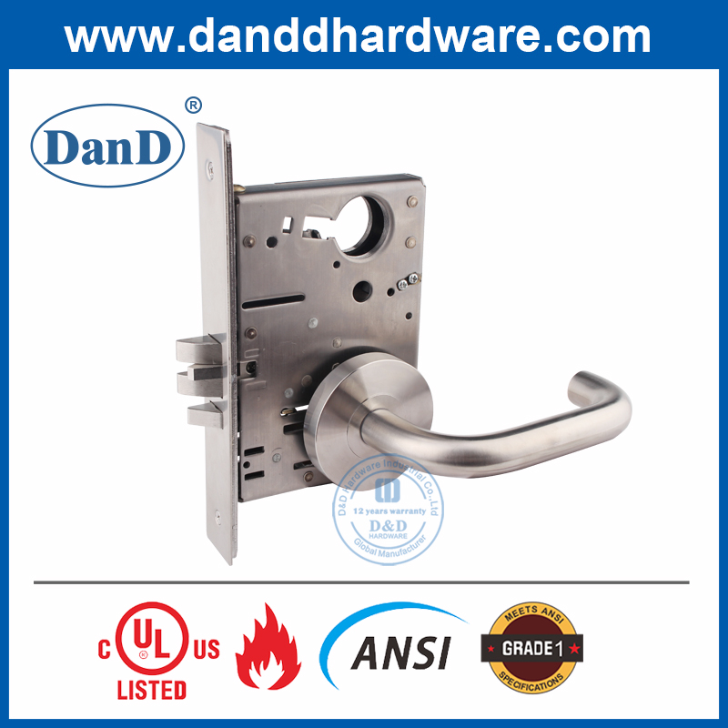 ANSI 등급 1 SS304 보조 데드 래치 장붓구멍 도어 잠금장치-DDAL31