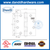 내부 도어용 ANSI 4인치 SS316 사각 코너 내화성 경첩 - DDSS001-ANSI-2-4.5x4x3.4