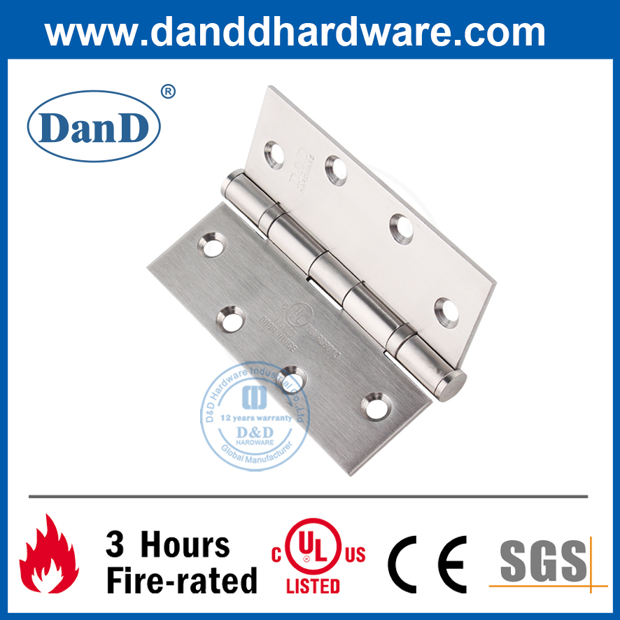 5인치 SUS316 UL 인증 고강도 내화성 전면 도어 Hinge-DDSS006-FR