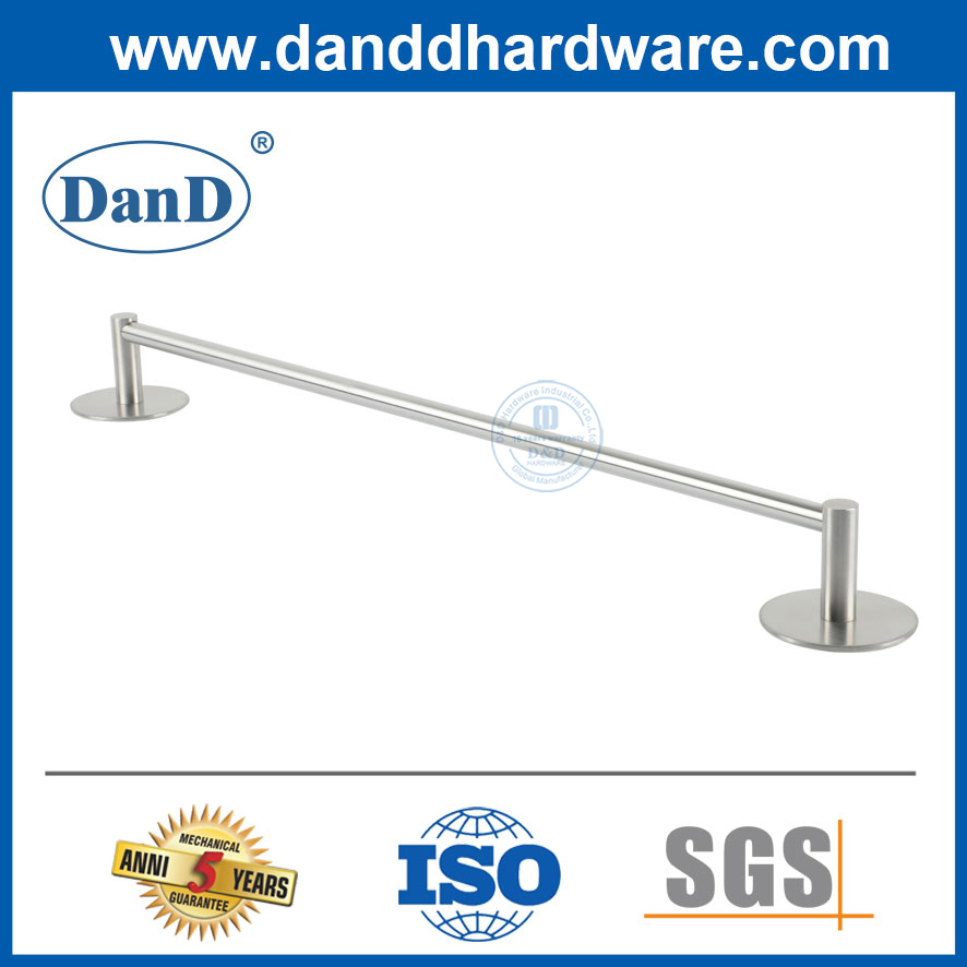 라운드 실버 자체 접착 레버 후크 욕실 도어 타월 Hooks-DDTC004