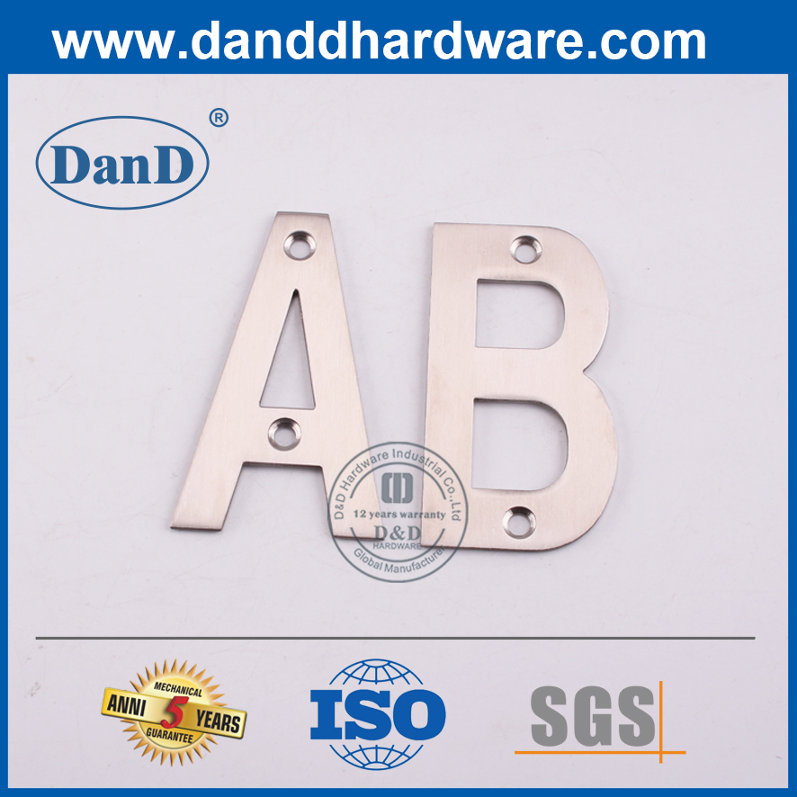 스테인레스 스틸 벽걸이형 도어번호 표시판-DDSP013