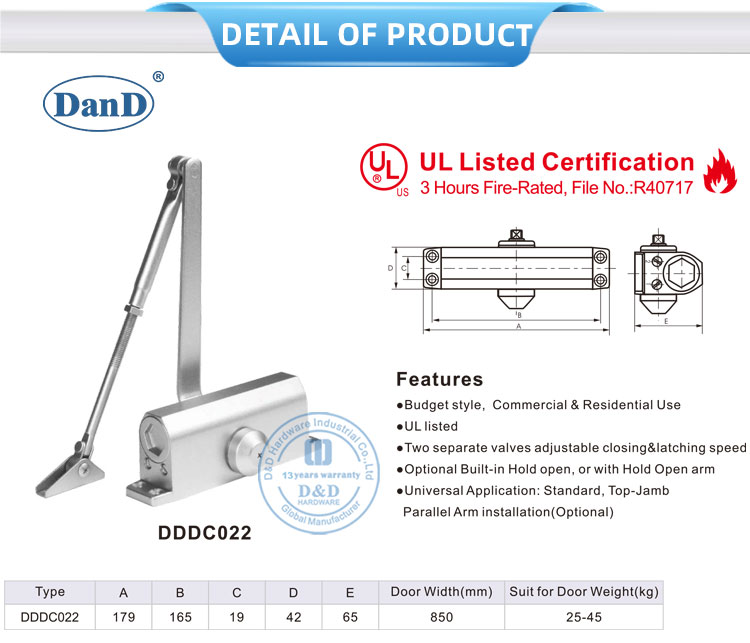 도어 클로저 조정