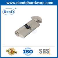 Thumbturn-DDLC005가 포함된 유로 황동 코어 장붓 구멍 세트 핀 도어 잠금 실린더