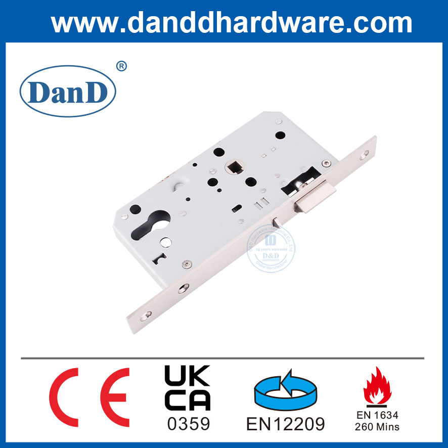 EN12209 CE 방화 등급 야간 래치 잠금 장치 상업용 장붓 구멍 Lock-DDML014-5572