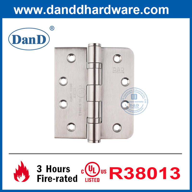 UL 표준 도어 힌지 원형 및 사각형 코너 방화문 Hinge-DDSS001-FR-4X3.5X3