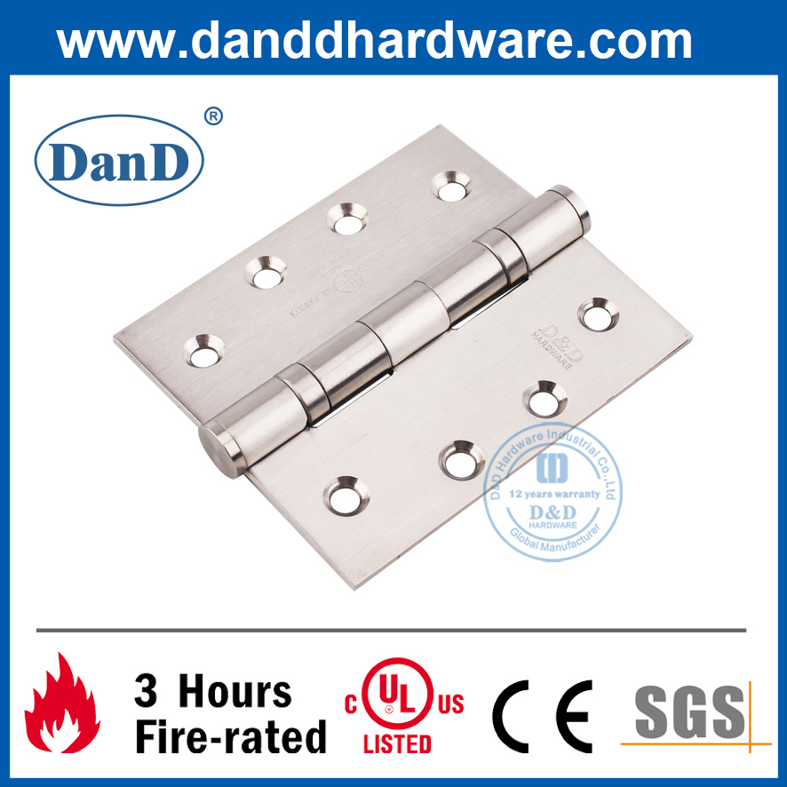 270도 UL 인증서 장붓 구멍 베어링 방화문 Hinge-DDSS001-FR-4X3.5X3