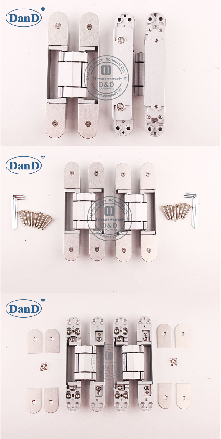 은폐형 도어 힌지-D 및 D 하드웨어
