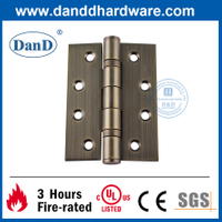 나무로 되는 Door-DDSS001-4X3X3용 4인치 SS201 앤티크 황동 화재 정격 경첩