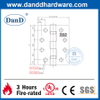 SUS201 검정색 장붓 구멍 버트 내부 도어 Hinge-DDSS001-4X3X3