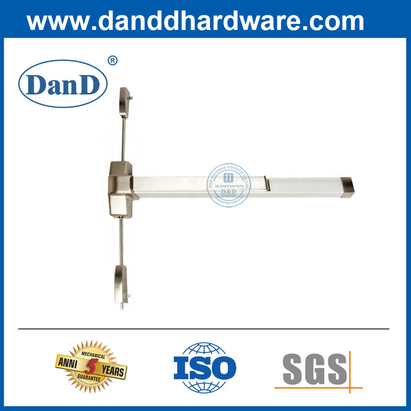 패닉 푸시 바 더블 도어 스테인레스 스틸 패닉 바 수직 Rod-DDPD002