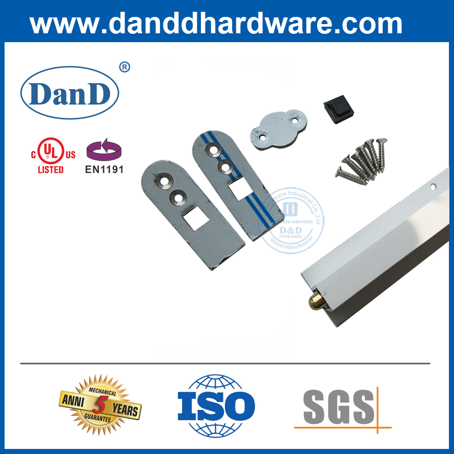 연기 Door-DDBS002를 위한 알루미늄 자동적인 은폐된 문 바닥 물개 문 하락 물개