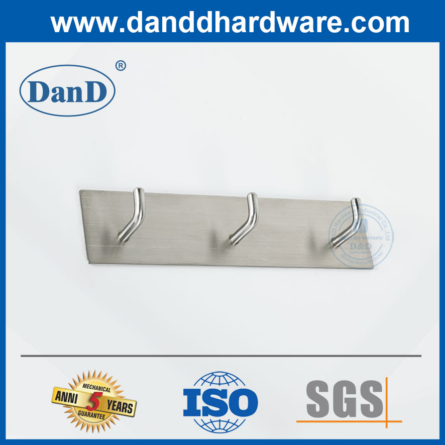 스테인레스 스틸 가구 하드웨어 욕실 의류 디스플레이 수건 코트 Hook-DDTC001