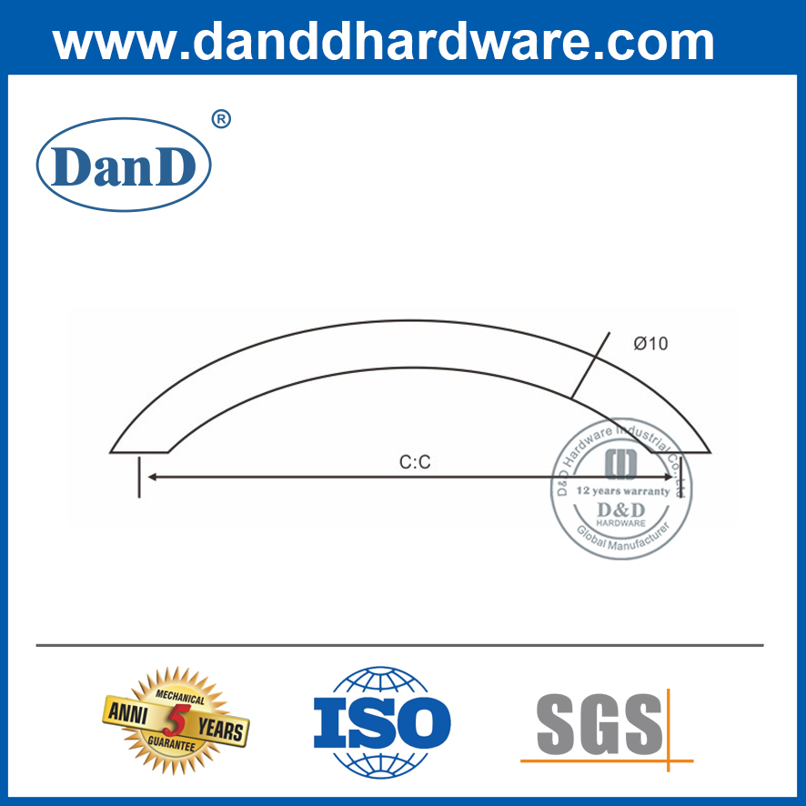 새로운 디자인 스테인레스 스틸 찬장 손잡이 -DDFH002
