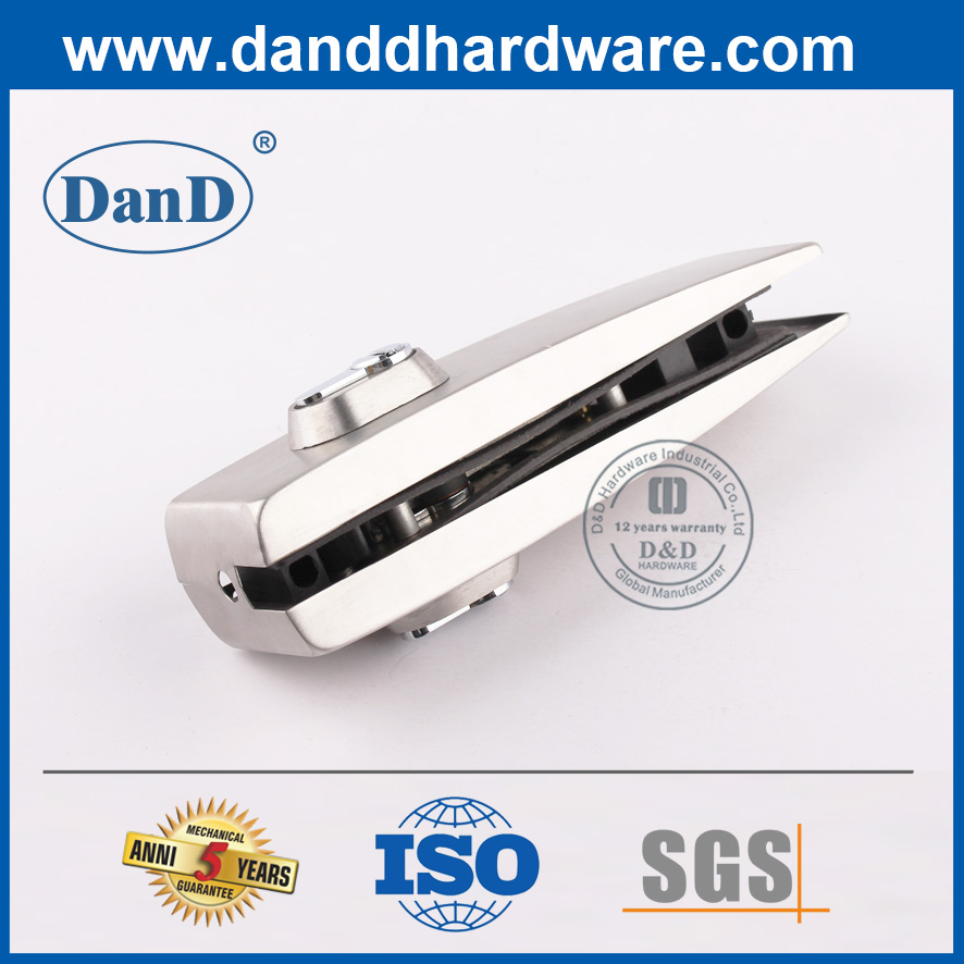 스테인레스 스틸 외부 유리 도어 패치 피팅 Lock-DDPT010