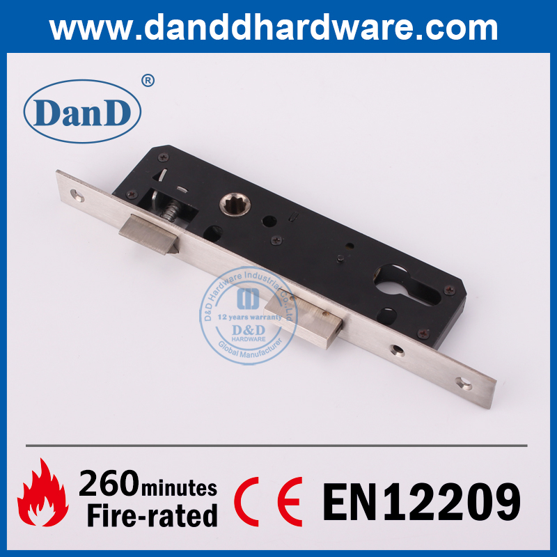 SS304 발코니-DDML022-3085용 검정 좁은 스타일 롤러 도어 잠금 장치