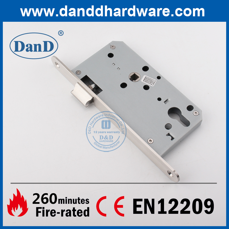안전 CE SS304 내화성 라운드 Forend 통로 도어 래치 Lock-DDML011-6072
