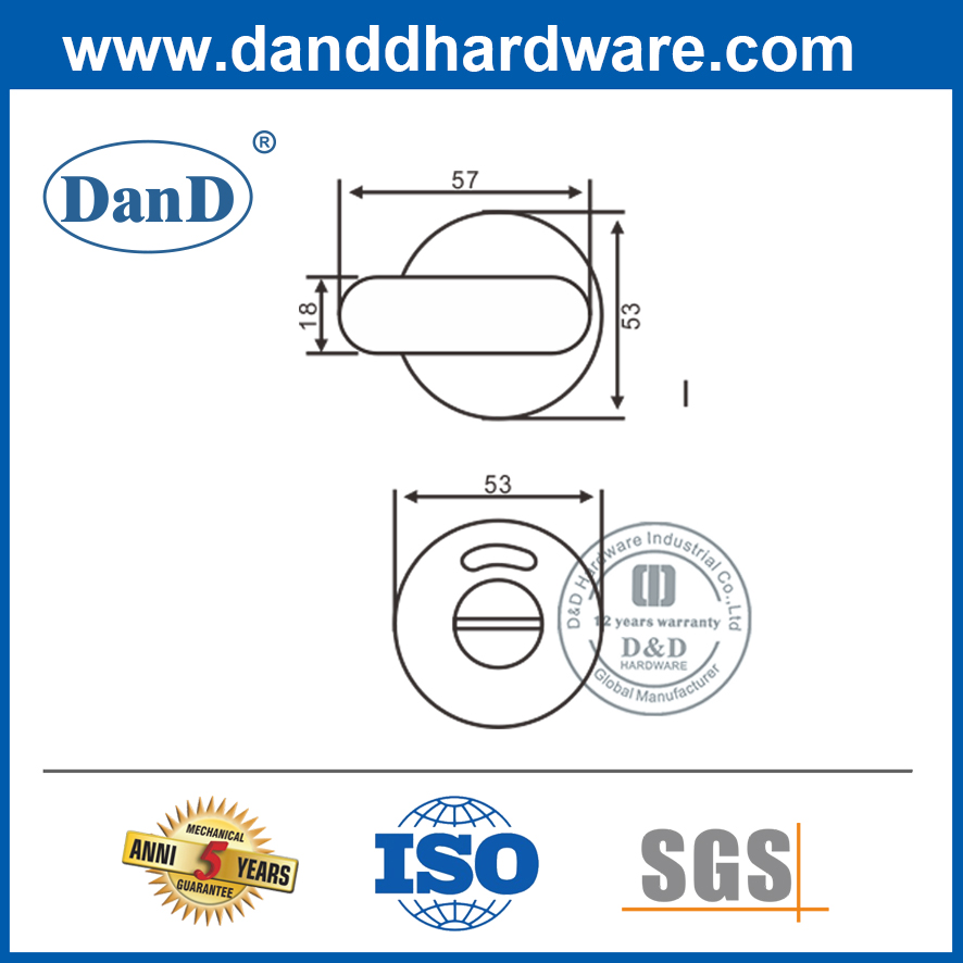 표시기-DDIK003을 사용하여 비활성화된 스테인레스 스틸 섬턴 및 릴리스
