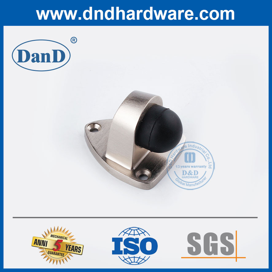 호텔-DDDS029-B를 위한 아연 합금 지면 문 마개 유형 공단 스테인리스 문 버팀쇠