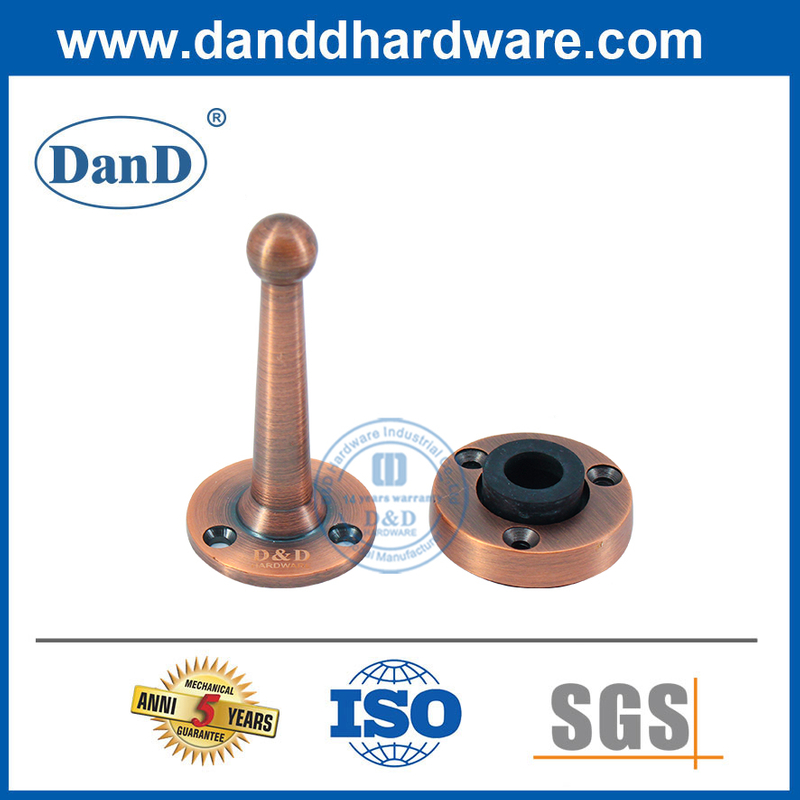 독특한 도어 스토퍼 골동품 구리 도어 홀더 아연 합금 나무 문 Stop-DDDS021