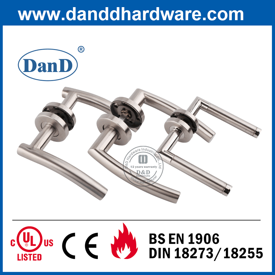 최고의 SS304 Ironmongery 보안 개인 정보 보호 침실 문 손잡이-DDTH025