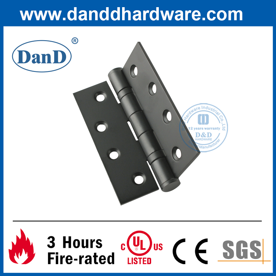 SS316 매트 블랙 볼 베어링 도어 Hinge-DDSS001-4x3x3