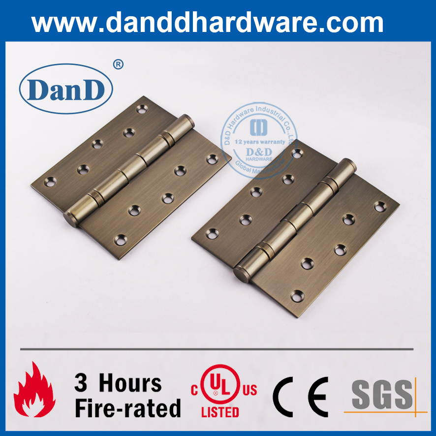 SUS316 도어 Ironmongery 최고의 골동품 황동 금속 도어 Hinge-DDSS011B-5X4X3