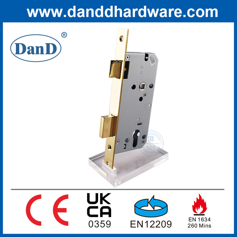 CE 2 볼트 금속 장붓 구멍 자물쇠 나무 문 손잡이 자물쇠 실린더 Lock-DDML009-5572