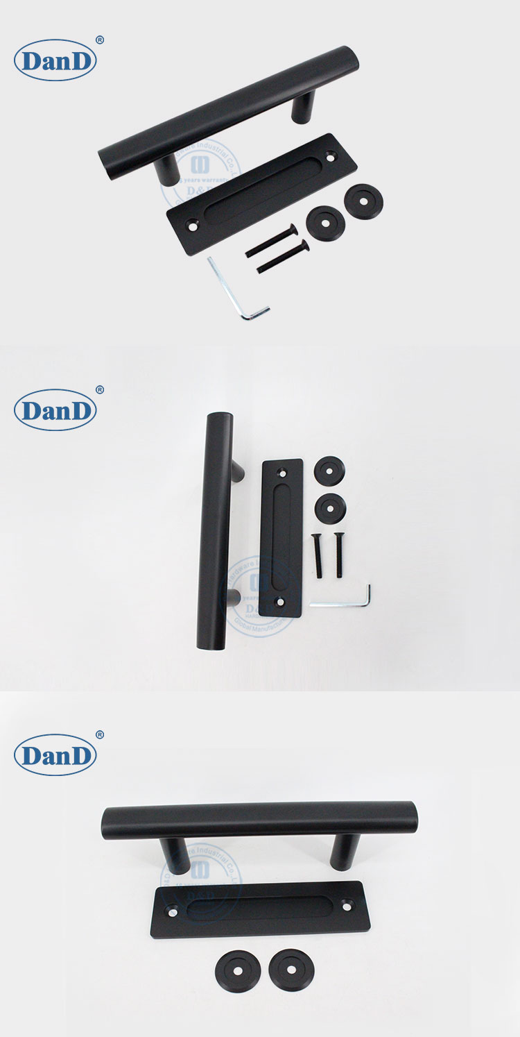 검은 헛간 문 손잡이