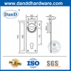 Keyhole-DDFH016이 있는 다기능 스테인레스 스틸 플러시 링 풀 핸들