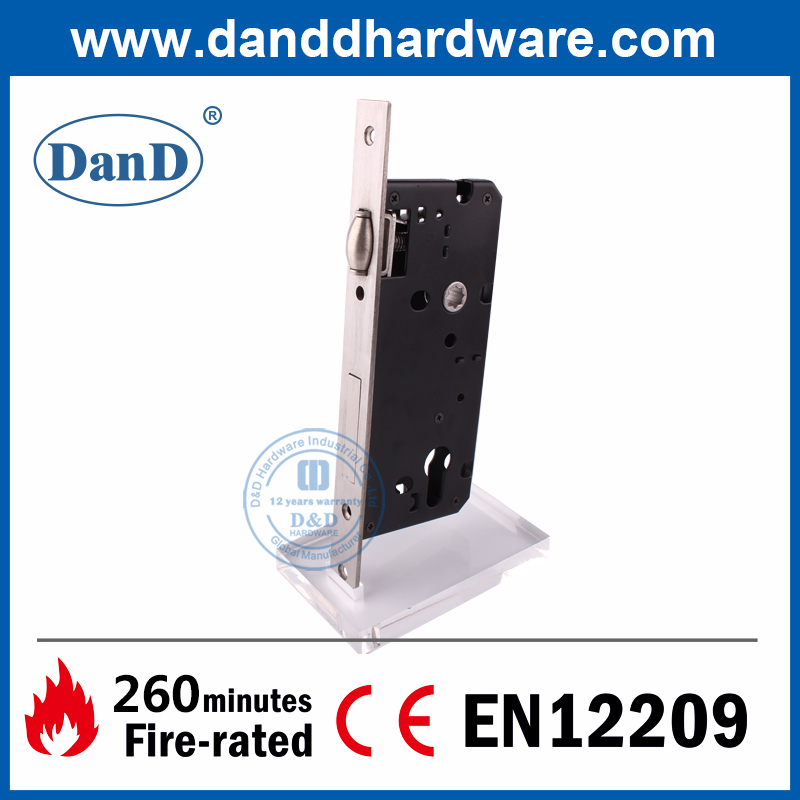 높은 보안 스테인레스 스틸 304 블랙 롤러 도어 잠금 장치-DDML017-4585