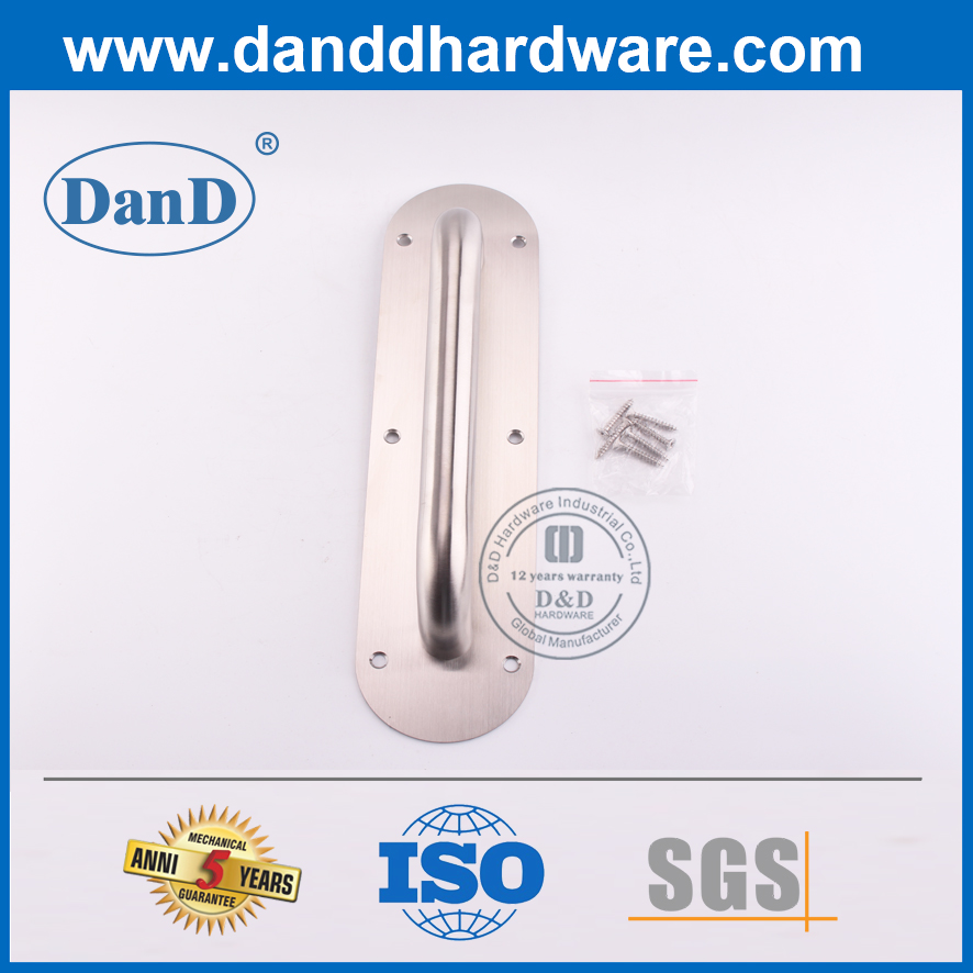 타원형 스테인레스 스틸 백플레이트 당김 핸들-DDPH022