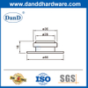 북미-DDDS047용 금속 고무 스토퍼 스테인레스 스틸 내부 도어 스톱