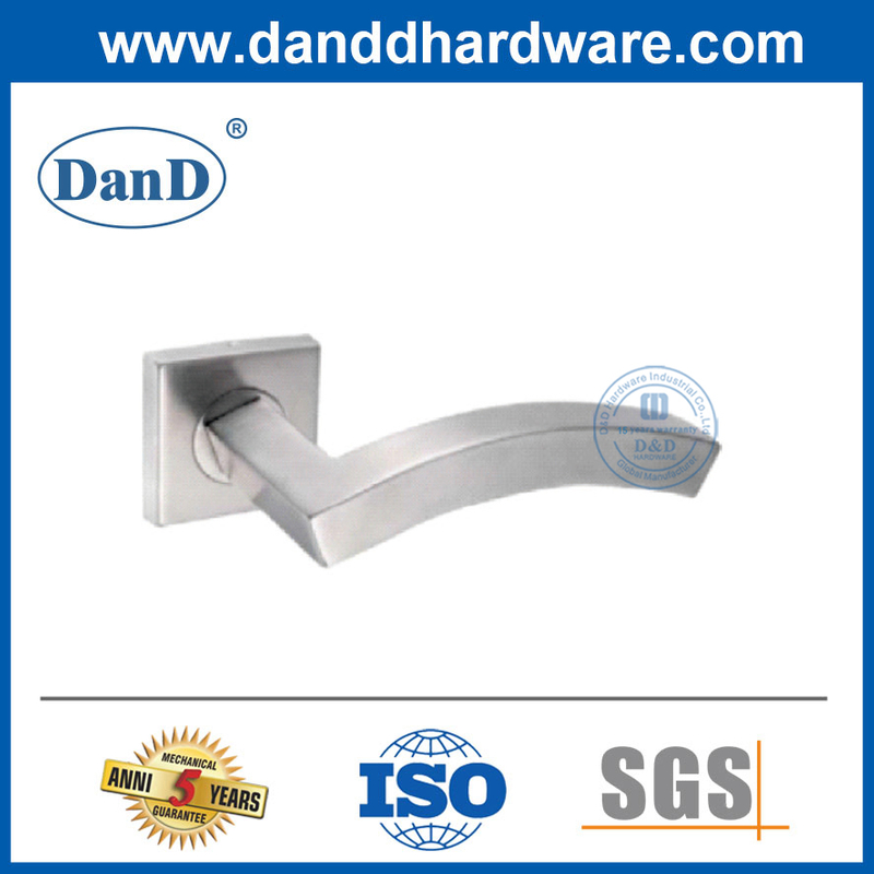 정사각형 유형 상업용 도어 핸들 스테인레스 스틸 외부 도어 핸들 -DDTH045