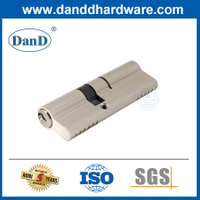 황동 오프셋 이중 실린더 컴퓨터 키 이중 개방형 도어 잠금 실린더-DDLC012