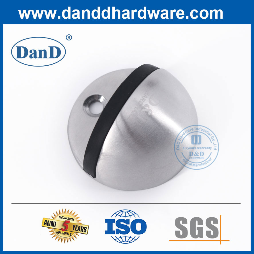 스테인레스 스틸 전면 도어 스토퍼 바닥 장착형 도어 스톱-DDDS001