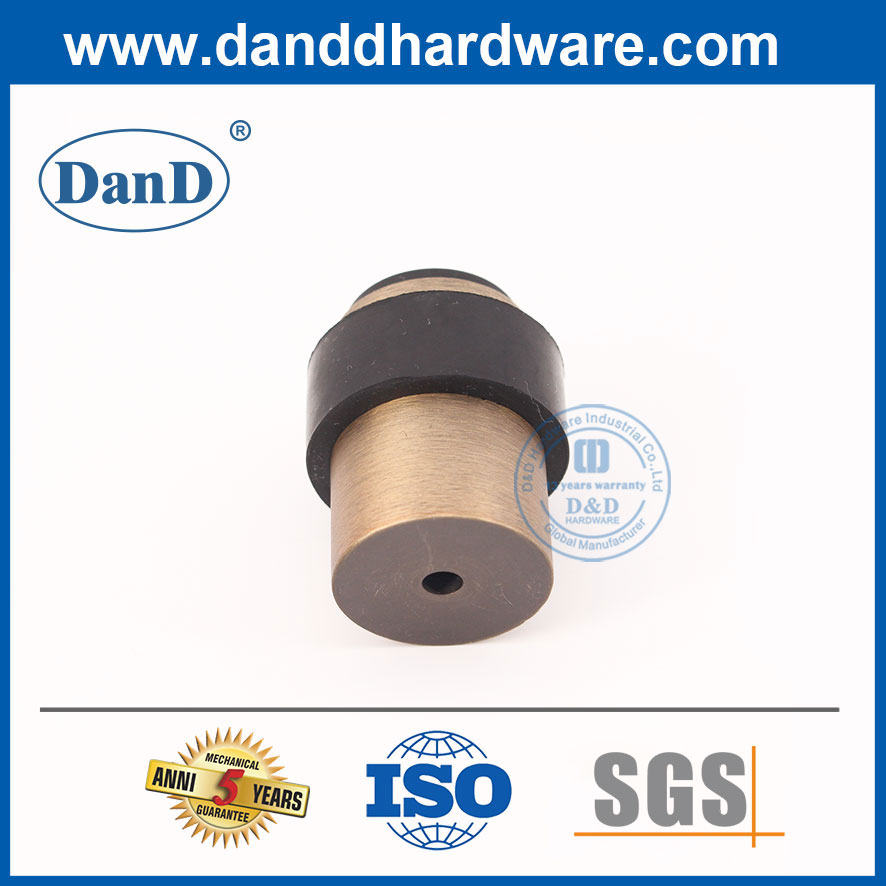 바닥 장착형 도어 스톱 노란색 청동 최고의 내부 도어 스톱 판매-DDDS009