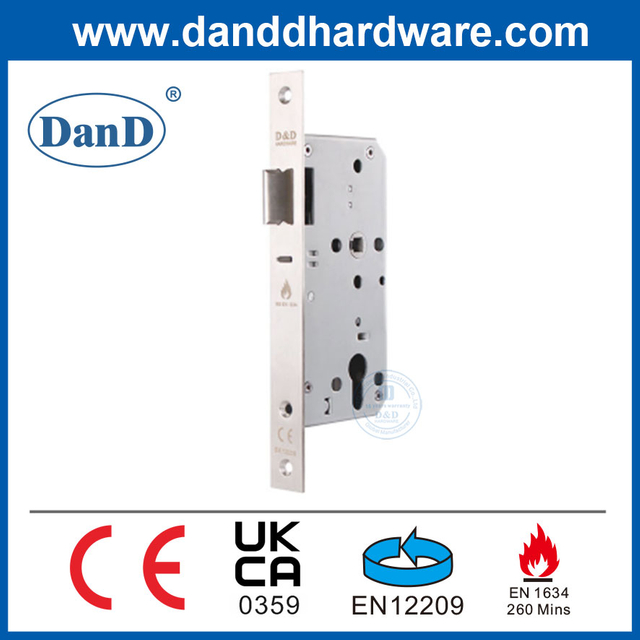 EN12209 CE 방화 등급 야간 래치 잠금 장치 상업용 장붓 구멍 Lock-DDML014-5572