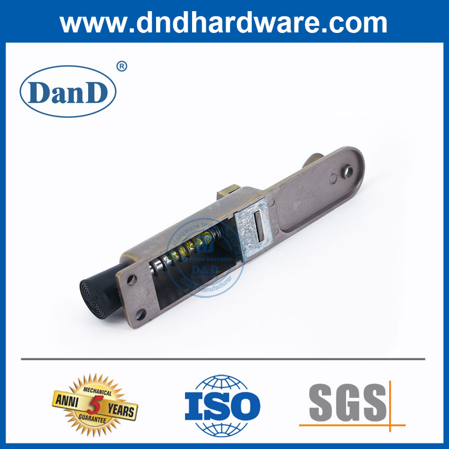 스테인레스 스틸 골동품 황동 스프링 발 작동 상업용 도어 스톱 도어 Mouneted-DDDS034