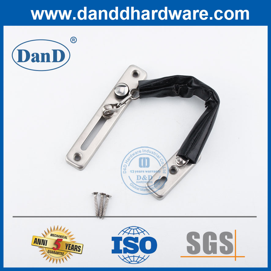 입구 Door-DDG004용 도어 체인 공급업체 새틴 스테인레스 스틸 체인 도어 잠금 장치