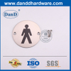 Hotel-DDSP001에 대한 뜨거운 판매 스테인레스 스틸 남성 화장실 표시 플레이트