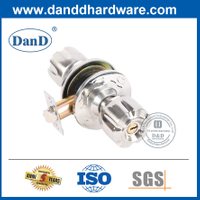 열쇠 Lock-DDLK045가 있는 은색 아연 합금 내부 도어 손잡이