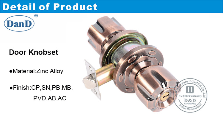 나무 문용 손잡이 세트-DDLK043-D 및 D 하드웨어