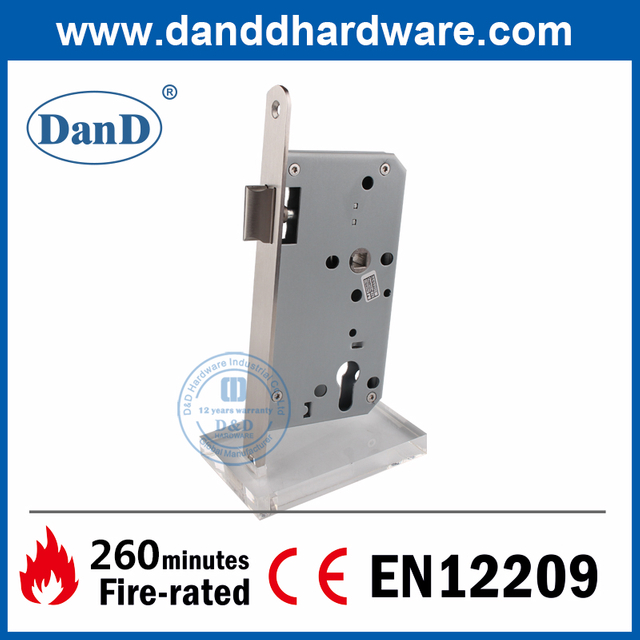 안전 CE SS304 내화성 라운드 Forend 통로 도어 래치 Lock-DDML011-6072