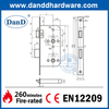 욕실 Door-DDML012-6078용 CE 화재 등급 라운드 Forend 장붓구멍 자물쇠