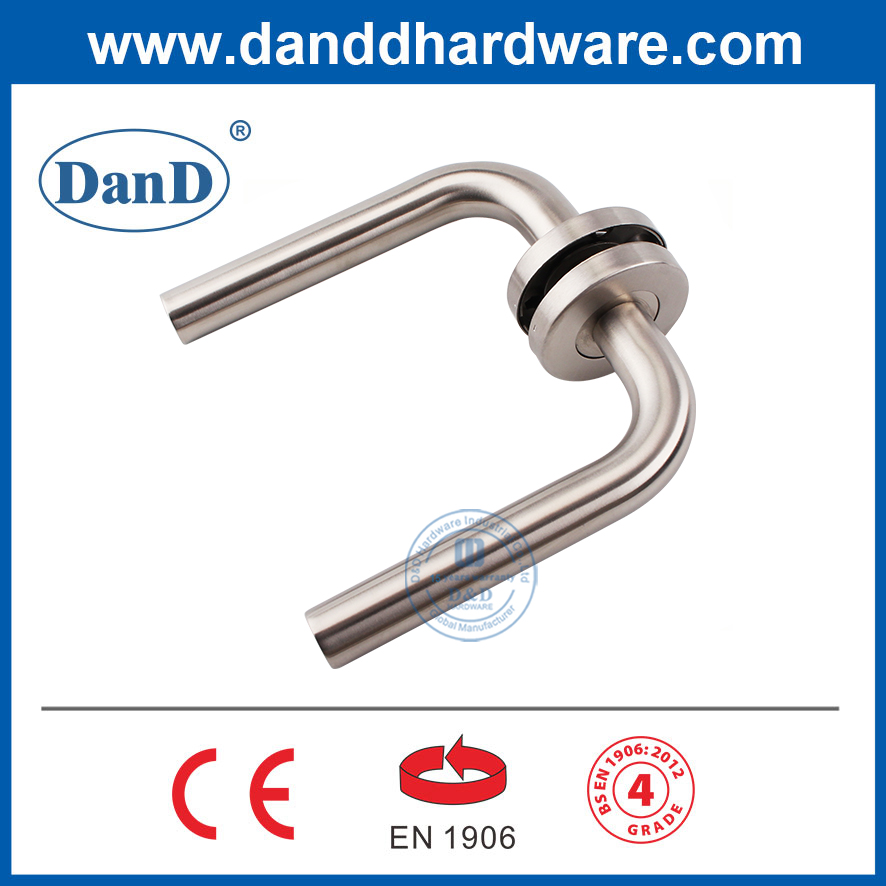 유럽 ​​EN1906 등급 4 스테인레스 스틸 단순 유형 전면 도어 핸들 -DDTH002