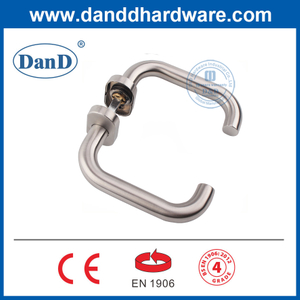 EN1906 상업용 도어 핸들 스테인레스 스틸 중공 튜브 도어 Lever-DDTH001